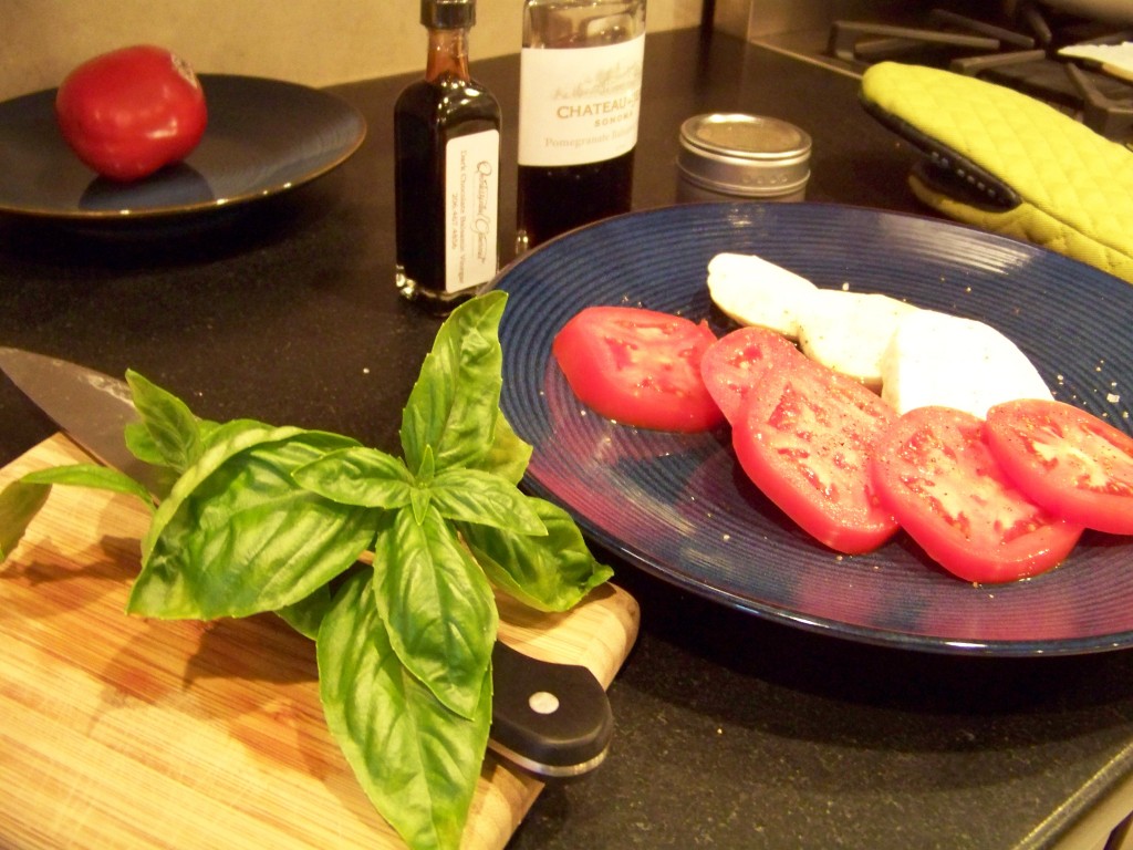 Basil for Caprese salad